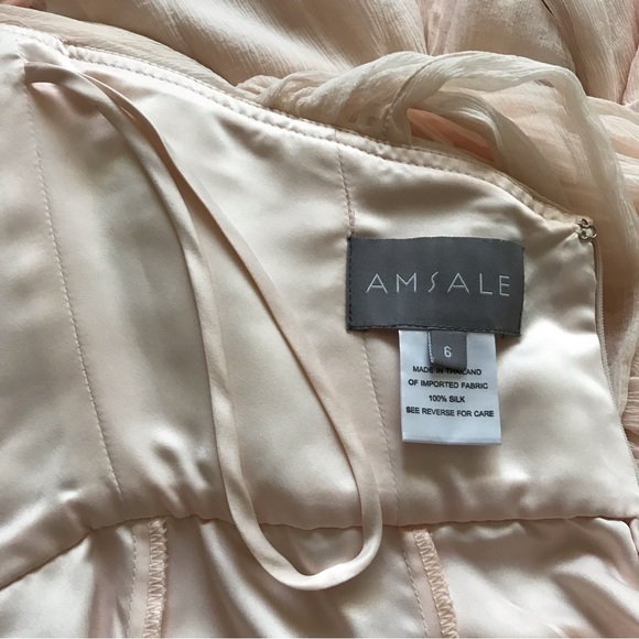 Angelic Grecian Style Silk Dress - Picture 9 of 11